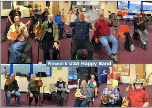 cover image of Newark U3A Happy Band