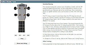 image of tuner page